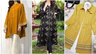 Linen Kurti And Frock Designs For Girls// Winter Dress Designs 2020