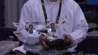 Remote control x-wing fighter at CES 2010 part 2