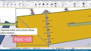 Создание конусного коленного соединения стропила и колонны_Часть_3