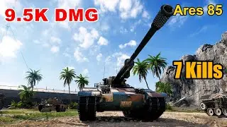 Ares 85 - 9.5K Damage - 7 Kills - Map: Oyster Bay - Player: Legedi - Server: NA | World of Tanks