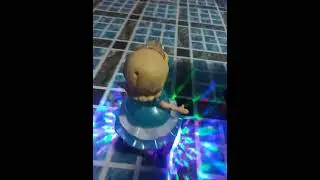 Cutie dancing baby with light