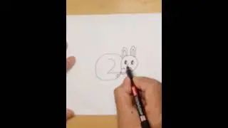 easy to draw Rabbit drawing no.200#sample #lovely