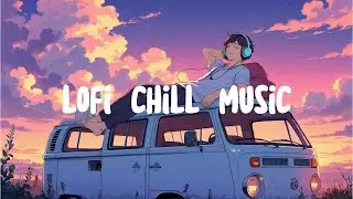 🌇 1 HOUR Lo-Fi Sunset Drive | Chill Beats with Cat 🐾🎶