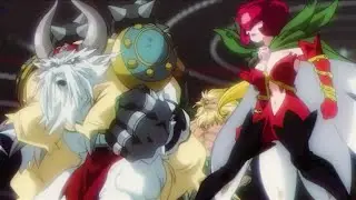 Vikemon e Rosemon VS Imperialdramon