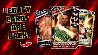 LEGACY CARDS ARE FINALLY BACK IN WWE SUPERCARD!!