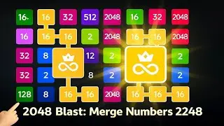 Merge Numbers & Reach 2048! 🔢 | 2048 Blast: Merge Numbers Gameplay