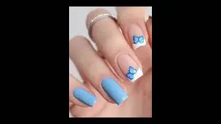 cutest blue nail designs! #nailart #blue #preppy