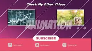 Youtube Endscreen Outro Template 🔥 HOW TO 🔥