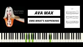 Ava Max - OMG What's Happening (BEST PIANO TUTORIAL & COVER)