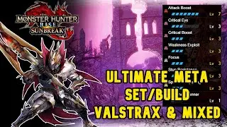 MH Rise - Great Sword Ultimate Meta Set/Build (PRE SUNBREAK) - Valstrax Build to start Sunbreak