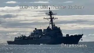 USS Thomas Hudner (DDG 116) Inbound - May 4, 2023 - Norfolk, Virginia