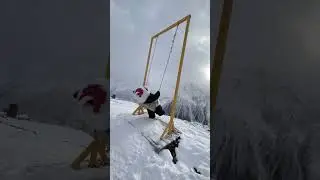 Горнолыжный курорт домбай, теперь это моя любовь! Панда в красных труселях в отпуске в горах Домбая!