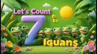 Iguana Counting 1 to 10 | Learn Numbers with Iguanas | Fun Animal Counting Song for Kids