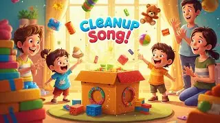 ✨ The Toy Cleanup Song 🧸🎵 | Fun Toddler Sing-Along with Mom & Dad