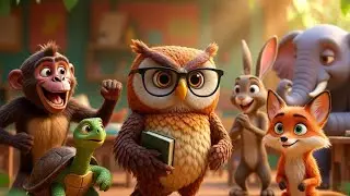 &ldquo;Jungle Super School 🐢🏆 | Everyone Is Special | Funny 3D Animal Cartoon Story for Kids&rdquo; #forest 