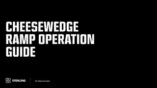 Sterling Cheesewedge Operational Video