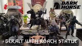 DARK HORSE STATUES | GERALT WITH ROACH UNBOXING!