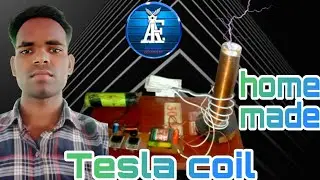 Amazing science project ||How to make Tesla coil at home ||wireless power transfer