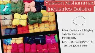 Balotra Guaranteed fast colour Poplin, Petticoat (6Part) & Nighty Fabric with Premium quality