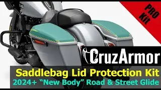CruzArmor 2024+ (PRO-Series) Harley Road & Street Glide Saddlebag Lid Tutorial