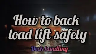 How we are doning backload from rig to supply vessel in offshore (offshore Life)