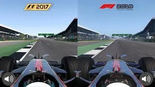 Codemasters F1 2018 vs. F1 2017 McLaren MP4-23 on Silverstone-Short