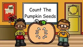 Count The Pumpkin Seeds, Numbers 0-10, Counting Practice, Early Math, Virtual School Online Learning
