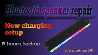 #bluetooth speaker repair new charging set up 8 hours battery backup #youtube video