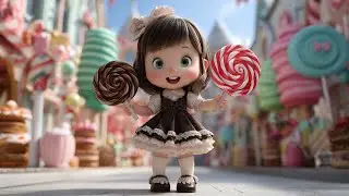 Chocolate & Candy Song! @Kids kingdom #chocolate #candy #viral #ai #viralvideo