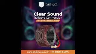 Enhance Your Audio Experience with Sound Cable by Hycount