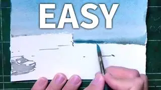 Watercolor CAN be EASY - This is how!