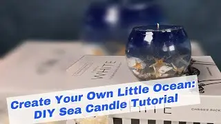 Turn the Ocean into a Candle🌊😍 Easy DIY Gel Candle Tutorial🕯️