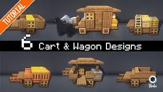 6 Cart & Wagon Designs for Minecraft