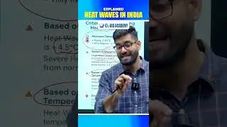 Explained - Heat Waves in India #upsc #ias