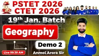 PSTET | CTET 2026 Geography 