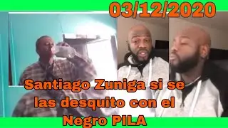 Santiago Zuniga hace de las suyas con el NEGRO PILA se las deskita y hace como el que risa del apos