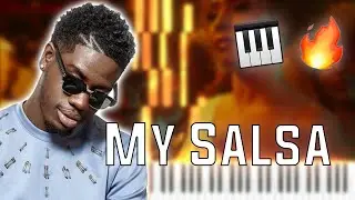 Franglish - My salsa Ft. Tory Lanez - Piano Tutorial [EASY]