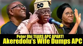 Peter Obi CAUSES CHAOS! Akeredolu’s Wife Dumps APC & Exposes 