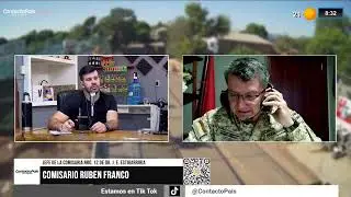 Nota con el Comisario Ruben Franco - Jefe de la Comisaria Nro. 12 de Campo 9