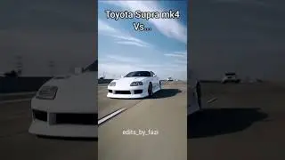 Toyota Supra mk4 vs Bmw M8 🥵...☠️🗿#caredit #bmw #jdmedit #trending #short