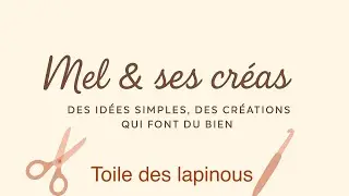 Toile des lapins #crossstich #pointdecroix #broderie 