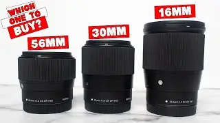 Sigma TRIO Review: 16mm, 30mm, and 56mm Lens Review with Outdoor TEST!