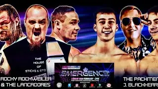w/Rocky vs The Packmen & J. Blackhearse 02/25