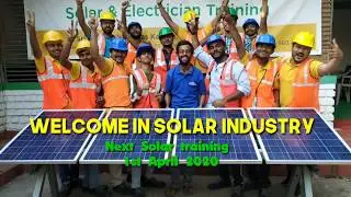Installation of 1200 watt peak solar modules in 15 Minutes