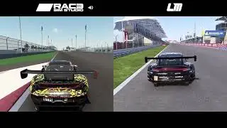Lemans Ultimate VS Race Sim Studio (Sounds comparison) Porsche 992 LMGT3/GT3