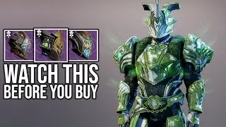 NEW Stone Armor! WATCH THIS BEFORE YOU BUY! - Destiny 2 Edge of Fate