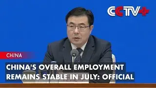 China's Overall Employment Remains Stable in July: Official