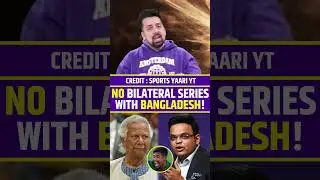 NO BILATERAL SERIES WITH BANGLADESH!😏 #jayshah #mohammadyunus #indvsban #mustafizurrahman #ipl #kkr