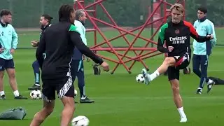 Martin Odegaard RETURNS! | Arsenal train ahead of HUGE Inter Milan Champions League clash