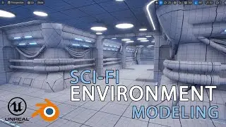 Sci-Fi Environment Blocking 04 &ndash; Blender & Unreal Engine